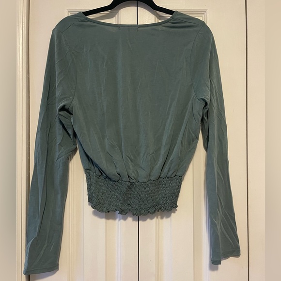 Moa Moa Green Crop Top, Size L - Picture 5 of 5